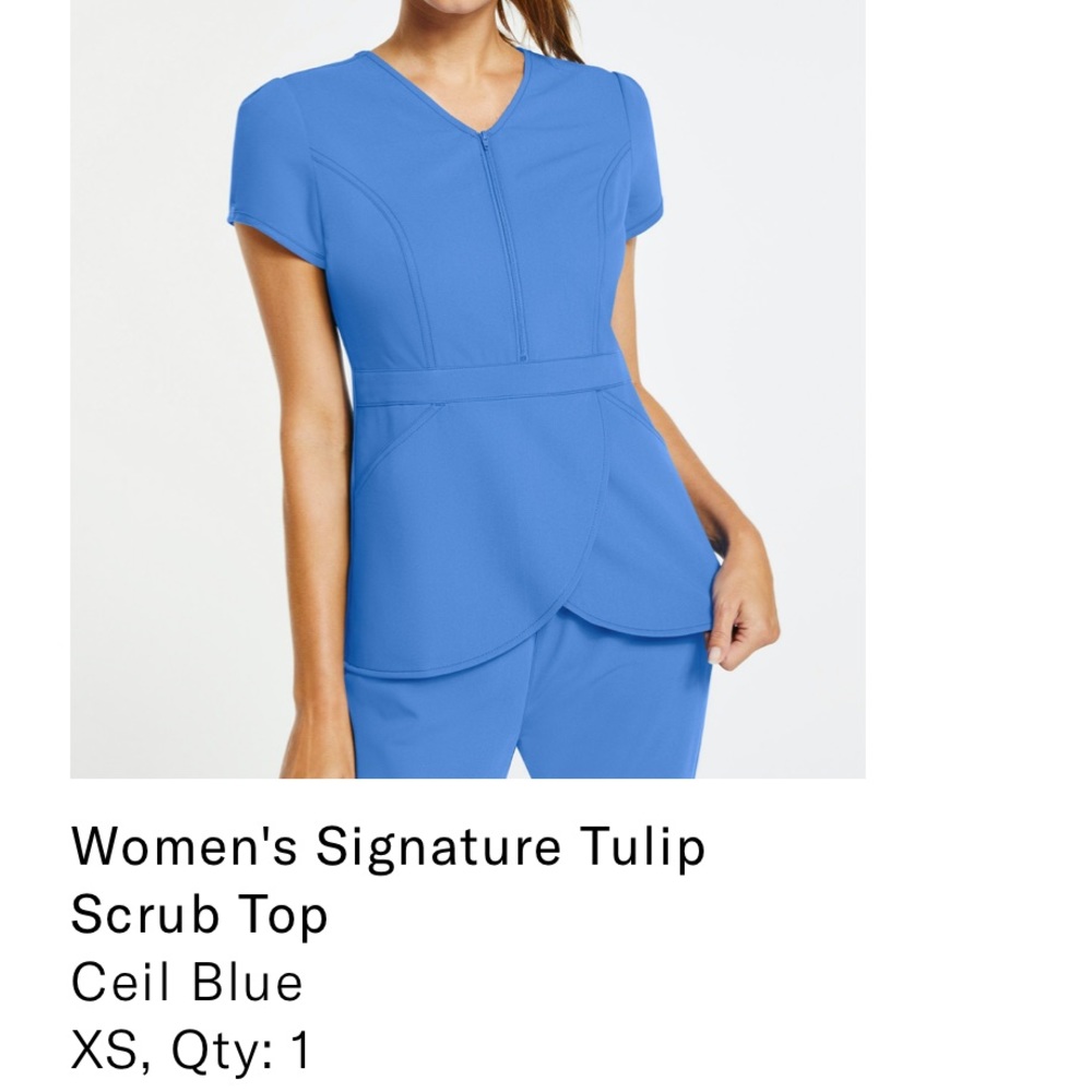 Scrub top , like new.